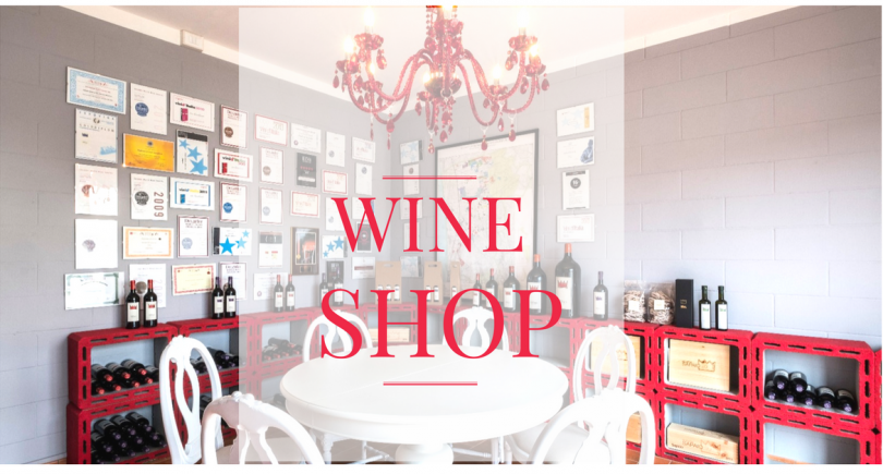 Welcome to Podere Sapaio Wine Shop.