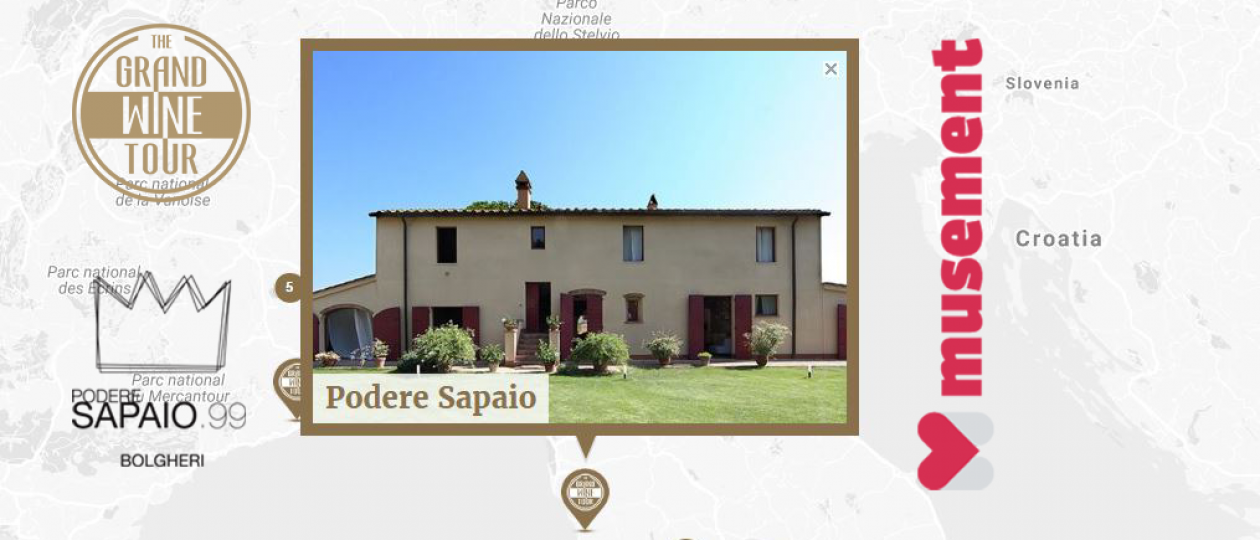 The Grand Wine Tour: Podere Sapaio proves to be an emotional experience for visitors to Italy.