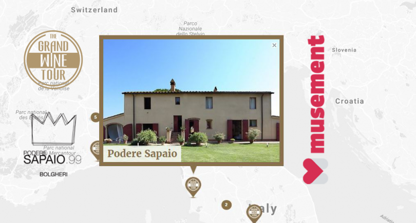 The Grand Wine Tour: Podere Sapaio proves to be an emotional experience for visitors to Italy.