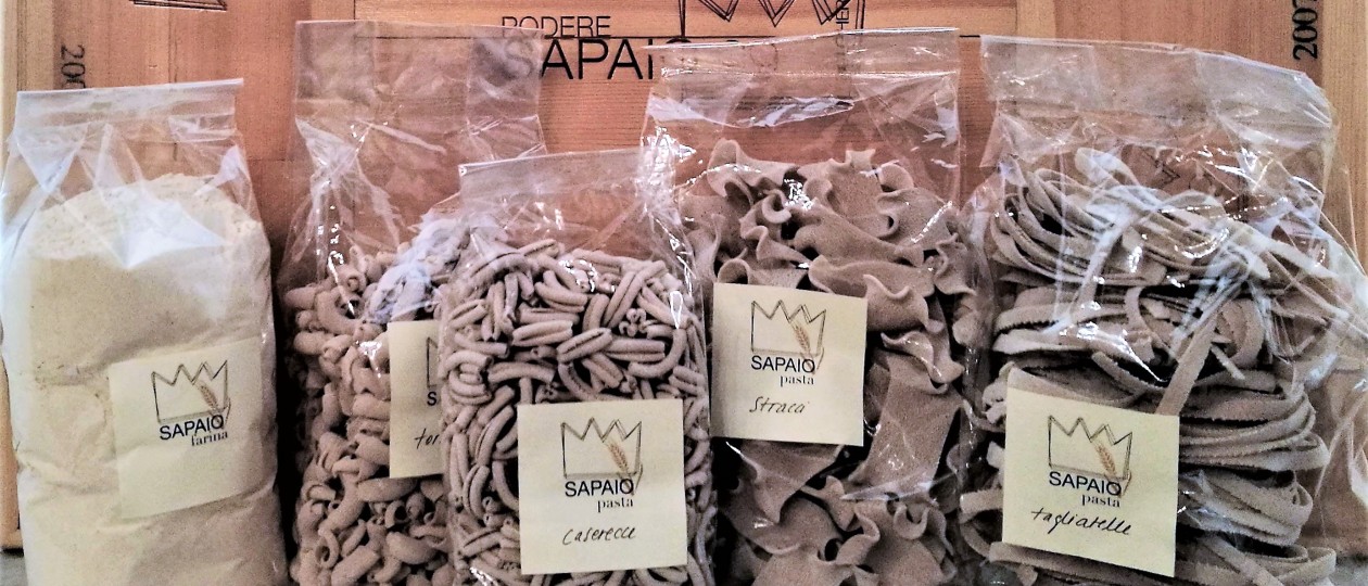 Podere Sapaio pasta – innovation and sustainability. 